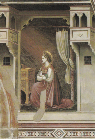 AK Padova. Cappella degli Scrovegni. Giotto. L'Annunciazione.