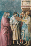 AK Padova. Cappella degli Scrovegni. Giotto. Ritorno di Maria dal Rito Nuziale (Particolare)