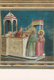 AK Padova. Cappella degli Scrovegni. Giotto. Gioacchino scacciato dal Tempio.