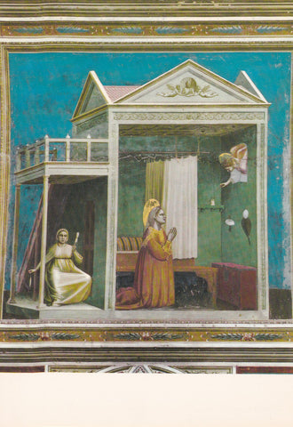 AK Padova. Cappella degli Scrovegni. Giotto. L'Angelo appare ad Anna.