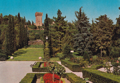 AK Este. Castello e giardini pubblici.