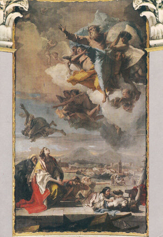 AK Este. Duomo. Gianbattista Tiepolo. Pala S. Tecla.