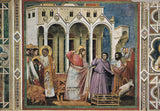 AK Padova. Cappella degli Scrovegni. Giotto. Gesu scaccia i profanatori dal Tempio.