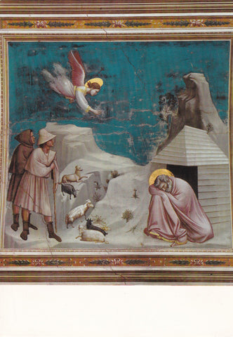 AK Padova. Cappella degli Scrovegni. Giotto. Visione di Gioacchino.