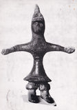 AK Este. Museo Nazionale Atestino. Figurina bronzea femminile dalla stipe votive di Caldevigo.