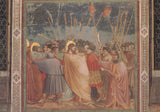 AK Padova. Cappella degli Scrovegni. Giotto. Il bacio di Giuda.