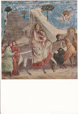 AK Padova. Cappella degli Scrovegni. Giotto. la fuga in Egitto.