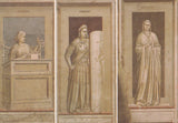 AK Padova. Cappella degli Scrovegni. Giotto. La Prudenza La Fortezza La Temperanza.