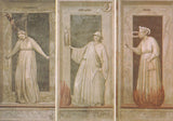 AK Padova. Cappella degli Scrovegni. Giotto. La disperazione L'Infedelta - L'invidia.