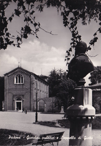 AK Padova. Giardini pubblici e Cappella di Giotto.