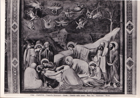 AK Padova. Cappella degli Scrovegni. Giotto. I Mercanti cacciati dal Tempio.
