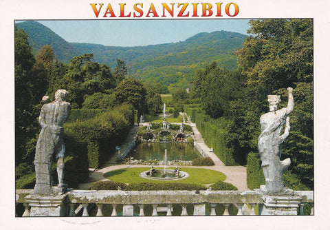 AK Valsanzibio - Peschiere e Labirinto nella villa Barbarigo.