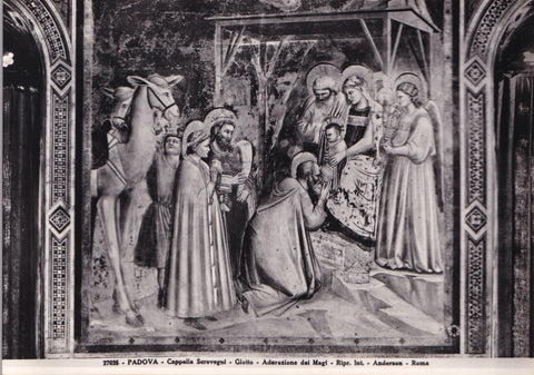 AK Padova. Cappella degli Scrovegni. Giotto. Adorazione dei Magi.