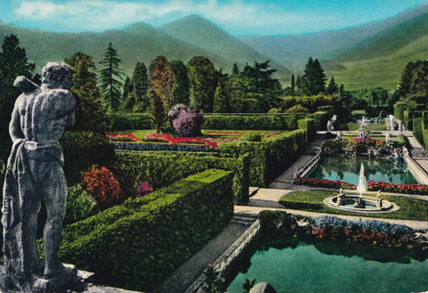 AK Valsanzibio (Colli Euganei) Villa Barbarigo - Piscine e Labirinto.