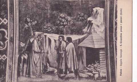 AK Padova. Cappella degli Scrovegni. Giotto. S. Gioacchino presso i pastori.