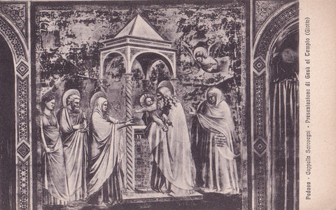 AK Padova. Cappella degli Scrovegni. Giotto. Presentazione di Gesu al Tempio.