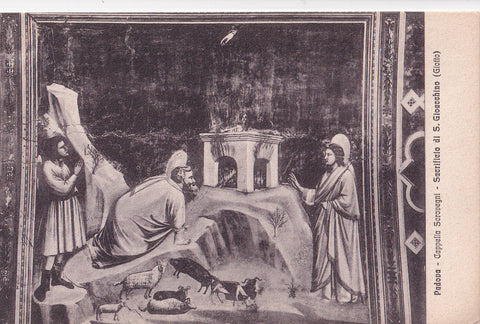 AK Padova. Cappella degli Scrovegni. Giotto. Sacrificio di S. Gioacchino.