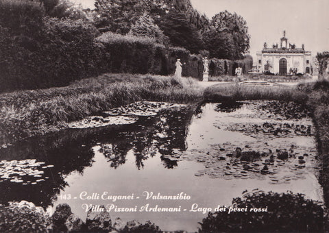 AK Valsanzibio (Colli Euganei) Villa Pizzoni Ardemani Lago dei pesci rossi.