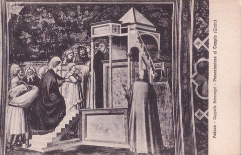 AK Padova. Cappella degli Scrovegni. Giotto. Presentazione al Tempio.