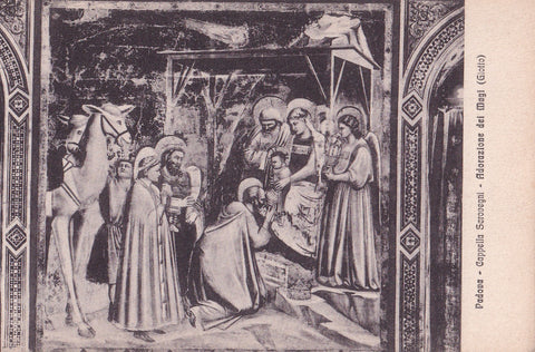 AK Padova. Cappella degli Scrovegni. Giotto. Adorazione dei Magi.