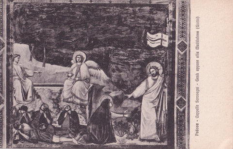 AK Padova. Cappella degli Scrovegni. Giotto. Gesu appare alla Maddalena.