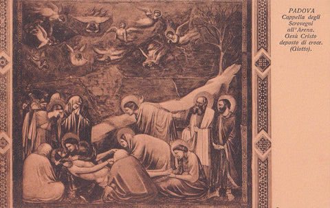 AK Padova. Cappella degli Scrovegni. Giotto. Cristo deposto di croce.