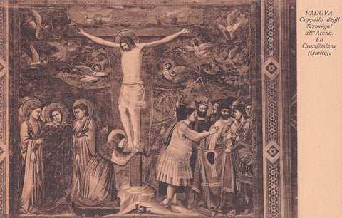 AK Padova. Cappella degli Scrovegni. Giotto. La Crocifissione.