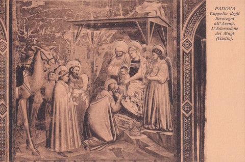 AK Padova. Cappella degli Scrovegni. Giotto. L'Adorazione bei Magi.