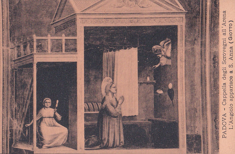 AK Padova. Cappella degli Scrovegni. Giotto. L'Angiolo apparisce a S. Anna.