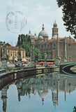 AK Padova. Prato della Valle e Basilica Santa Giustina.