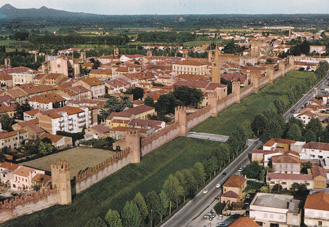 AK Montagnana. Veduta aerea Lato Sud.