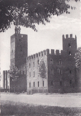 AK Montagnana. Castello con torre di Porta Padova.