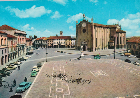 AK Montagnana. Piazza Vittorio Emanuele e Duomo.