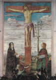 AK Badia di Praglia. Crocefissione (Affresco di B. Montagna)