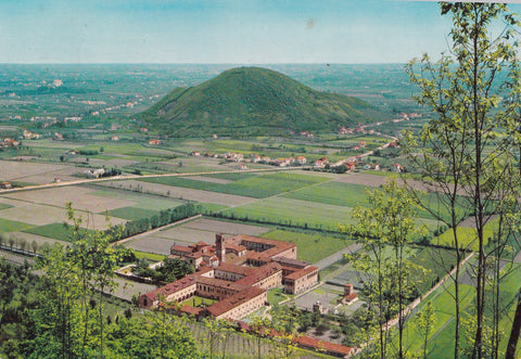 AK Badia di Praglia. Veduta generale da Sud-Ovest.