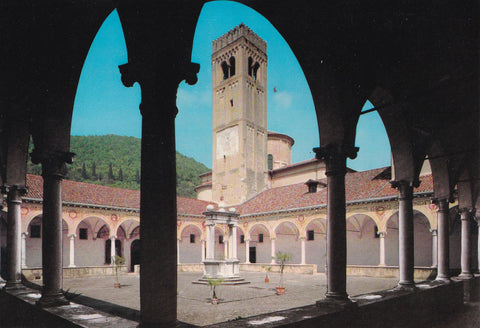 AK Badia di Praglia. Chiostro Pensile.