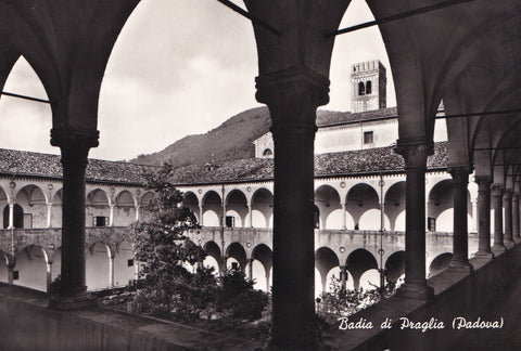 AK Badia di Praglia. Chiostro doppio.