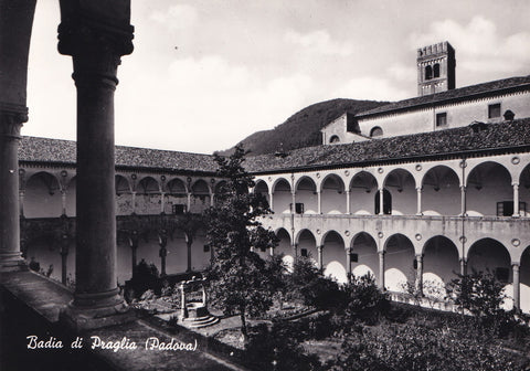AK Badia di Praglia. Chiostro doppio.