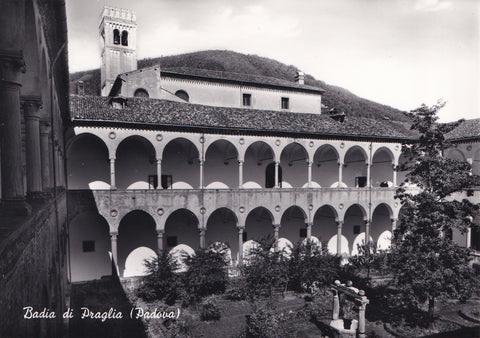 AK Badia di Praglia. Chiostro doppio.
