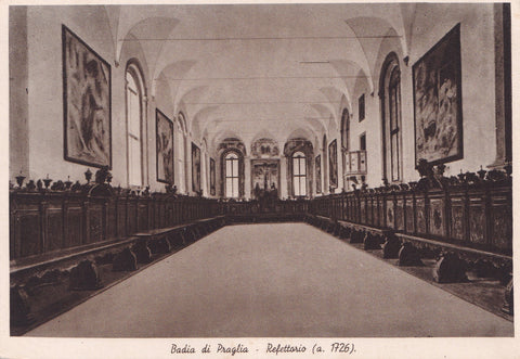 AK Badia di Praglia. Reflettorio.
