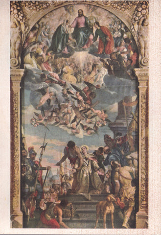 AK Padova. Basilica di S. Giustina. Martirio di S. Giustina.