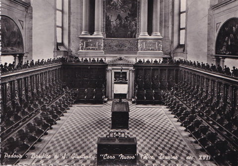 AK Padova. Basilica di S. Giustina. Coro Nuovo.