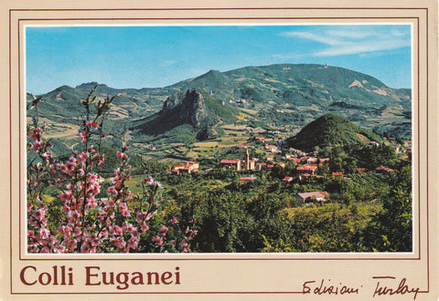 AK Colli Euganei. Panorama di Teolo verso Monte Venda.