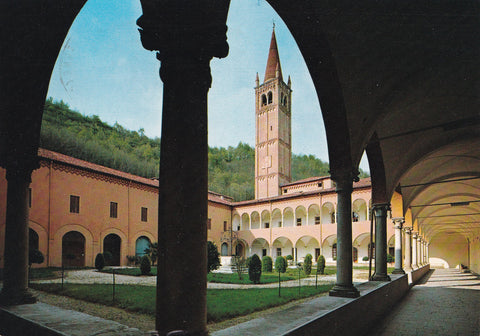 AK Monteortone - Abano Terme. Chiostro Pensile e Campanile.