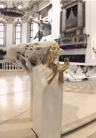 AK Padova Cattedrale Presbiterio: sculture di G. Vangi.