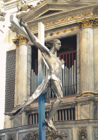 AK Padova Cattedrale Presbiterio: G. Vangi: Crocifisso.