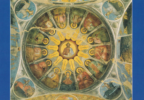 AK Padova Battistero del Duomo. Giusto De' Menabuoi. Discesa dello Spirito Santo.