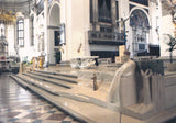 AK Padova Cattedrale. Presbiterio: ssculture di G. Vangi.