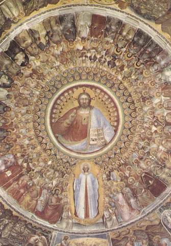 AK Padova Battistero della Cattedrale. Giusto De'Menabuoi. Totale della Calotta.