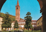 AK Monteortone. Chiostro della Abbazia.